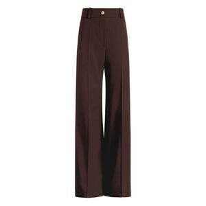 Patou Brown Trousers - Tailored Trousers Women